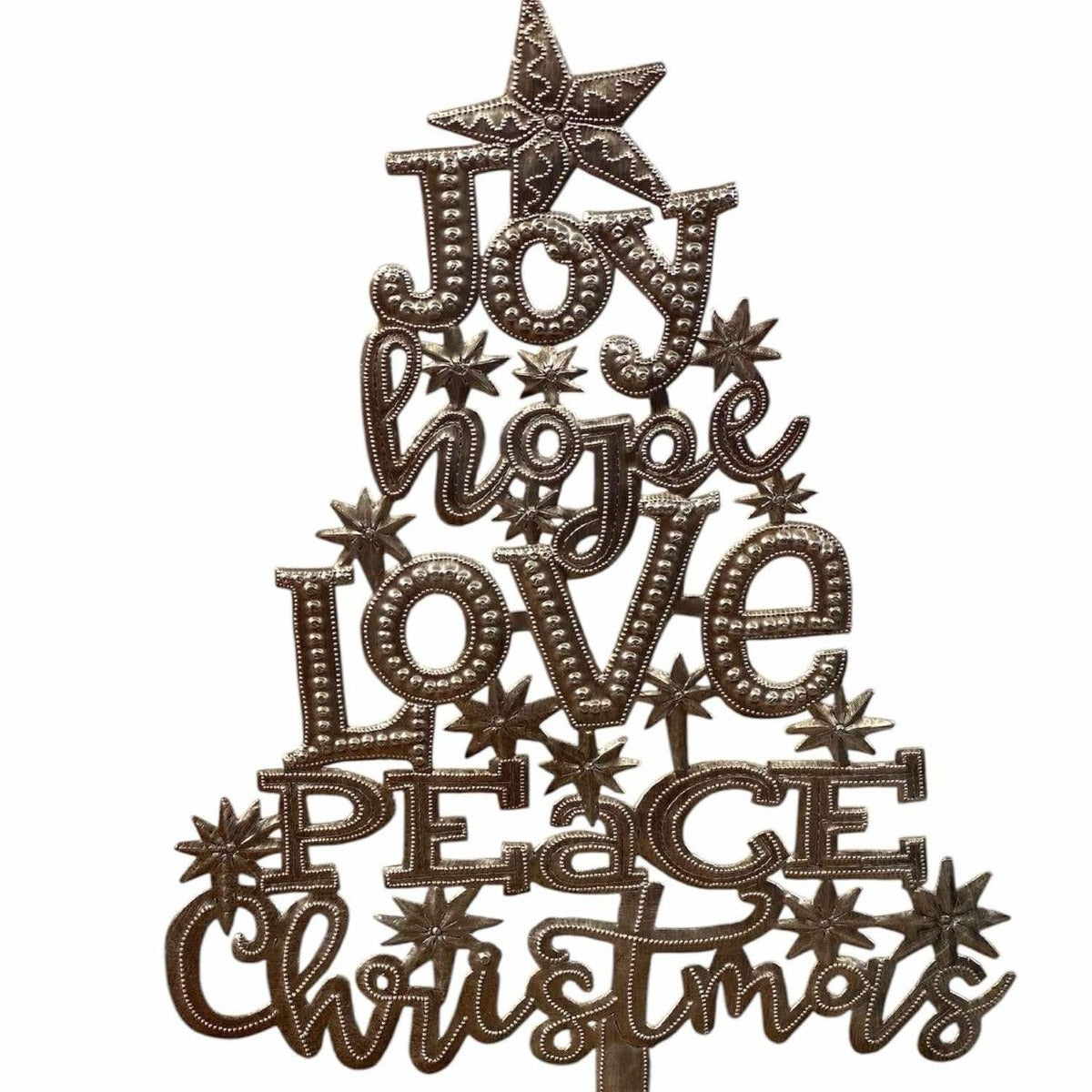 Inspirational Metal Christmas Tree