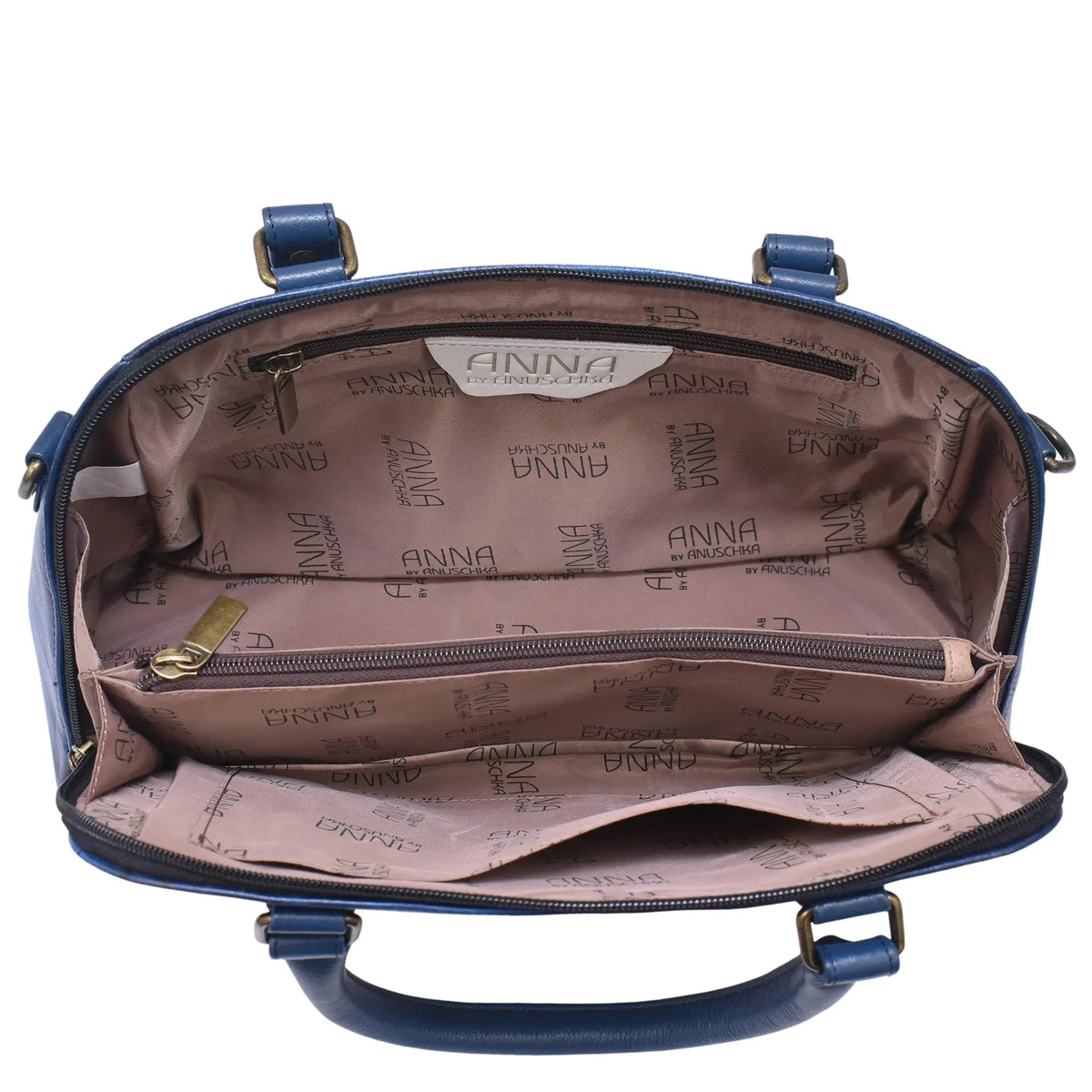 Hummingbird Glory Leather Organizer Satchel