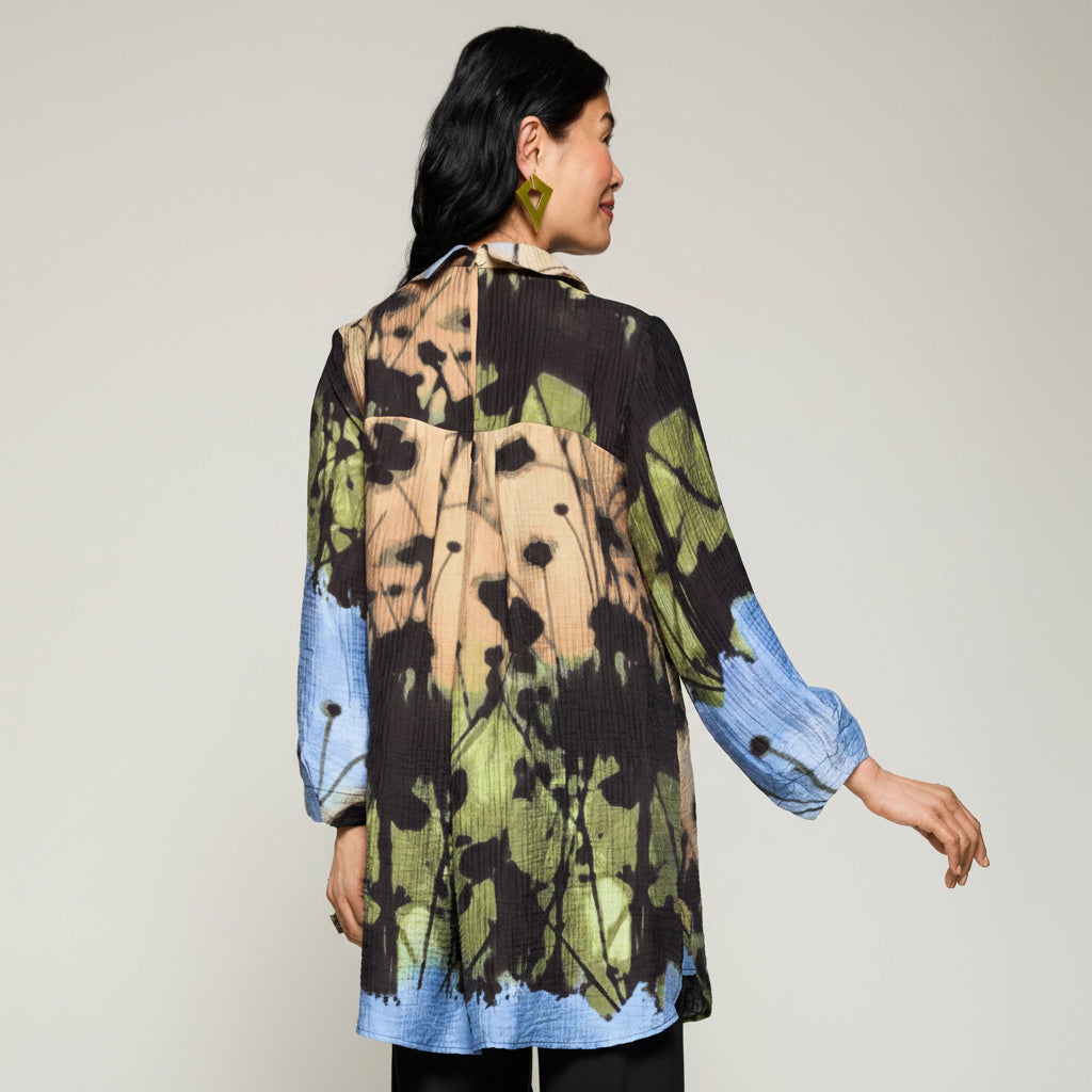 Meadownight Tunic - Sky/Sand Shadow