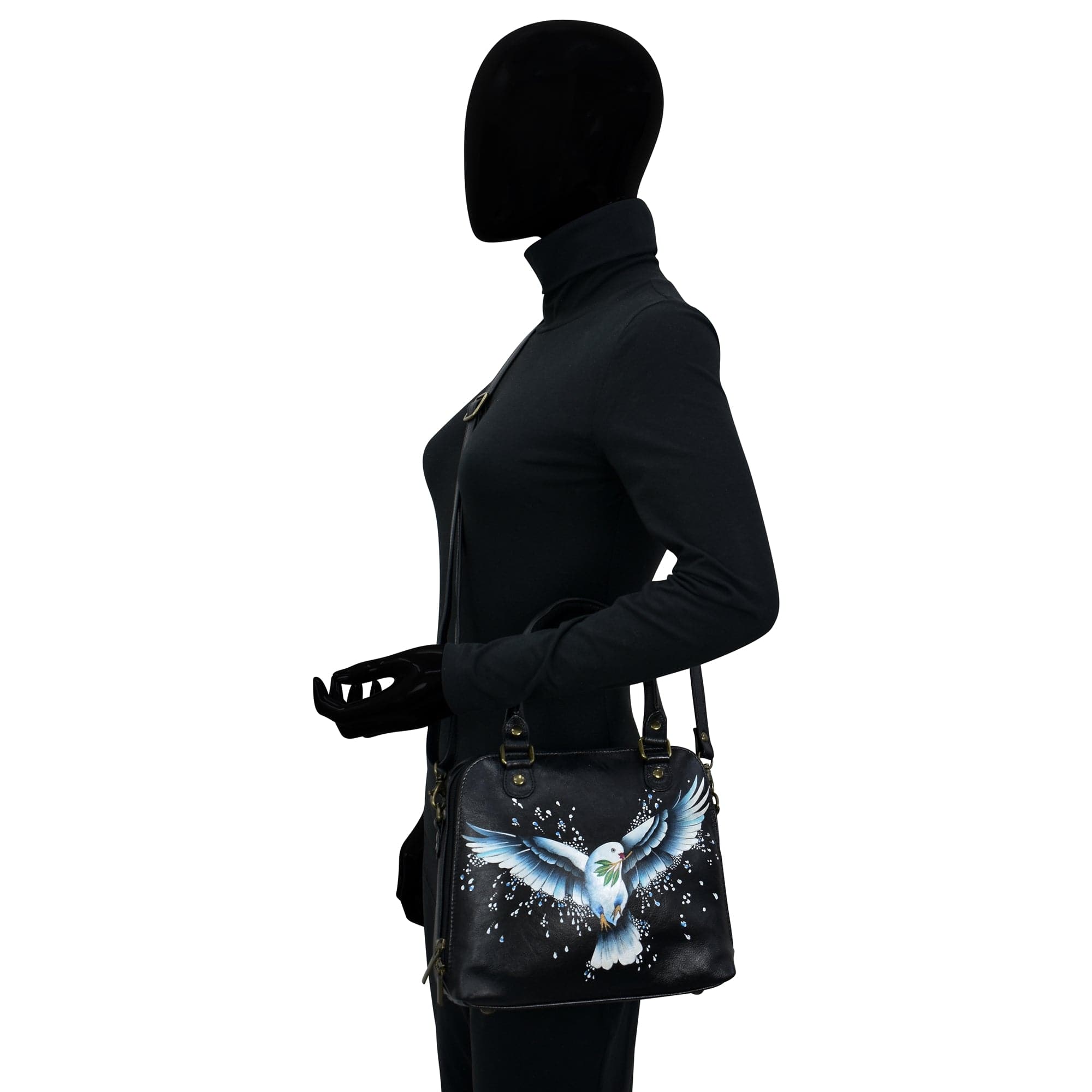 Double Zip Organizer Satchel