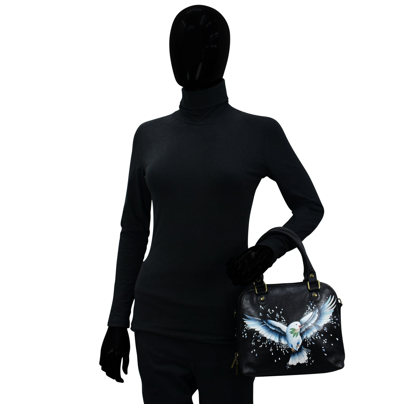 Double Zip Organizer Satchel