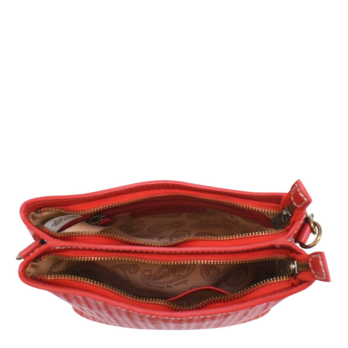 Heritage Leather Multi-Compartment Hobo