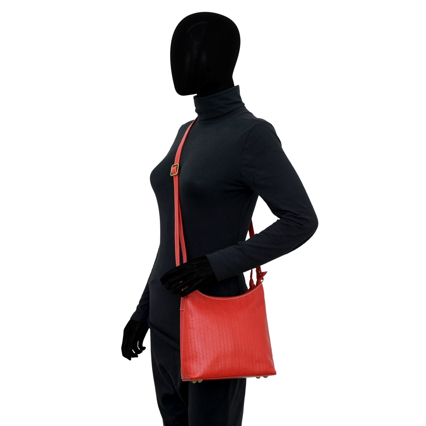 Heritage Leather Multi-Compartment Hobo