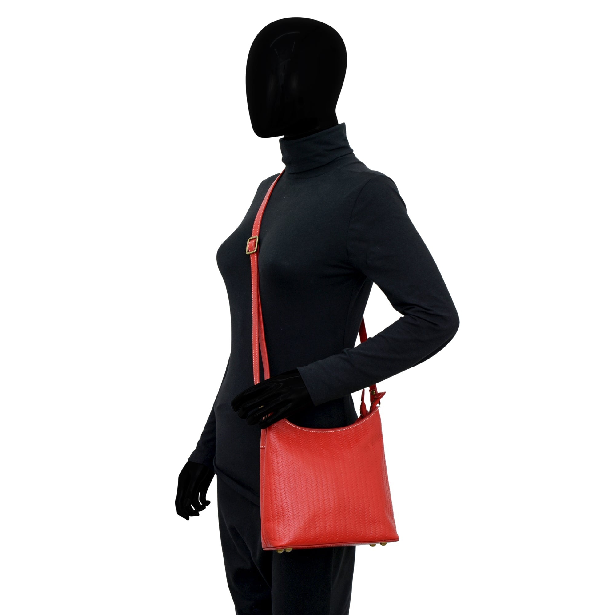 Heritage Leather Multi-Compartment Hobo