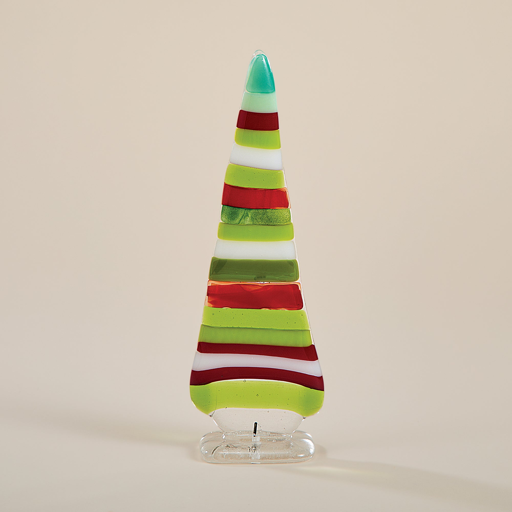 Fused Glass Small Striped Tree