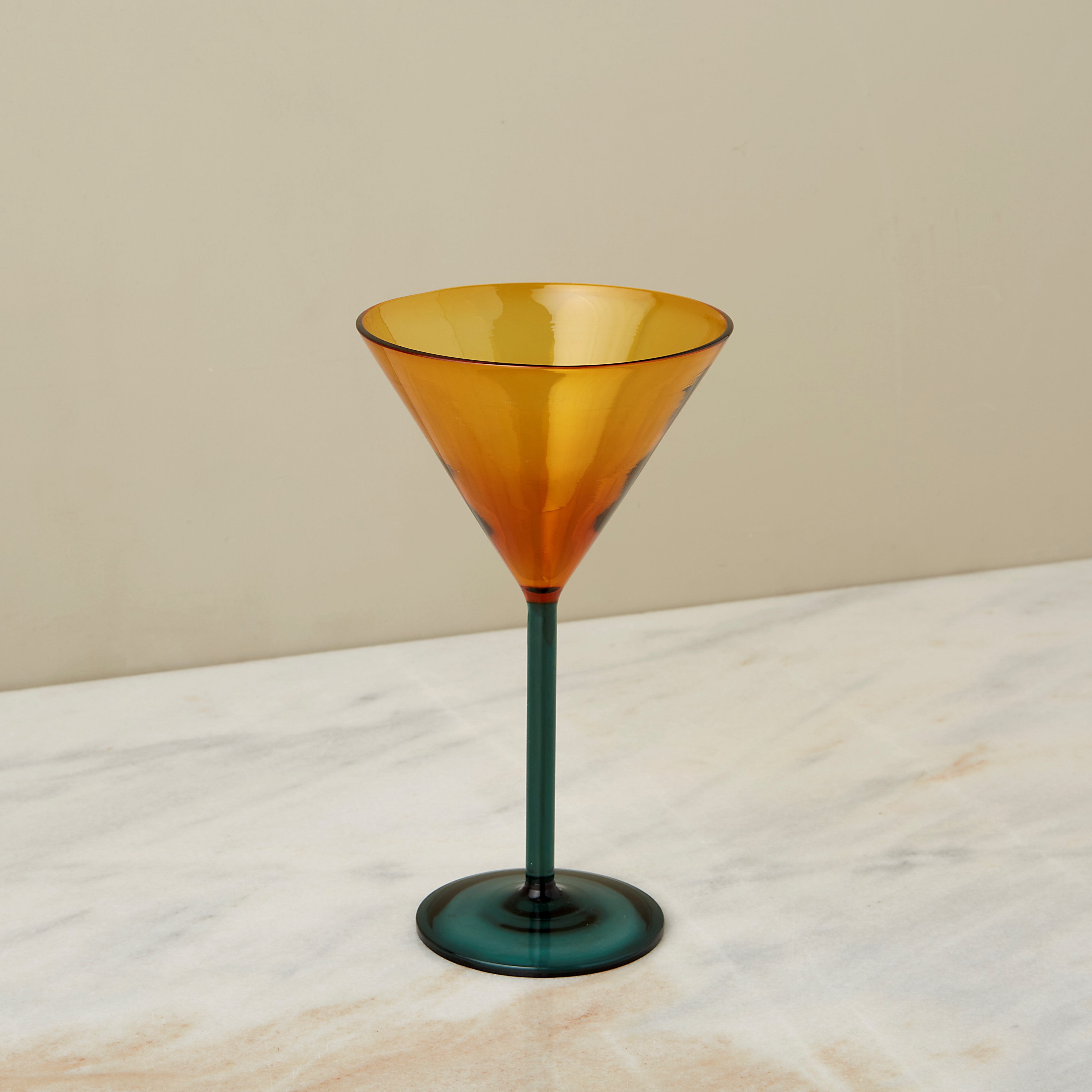 Jewel-Toned Martini Glass