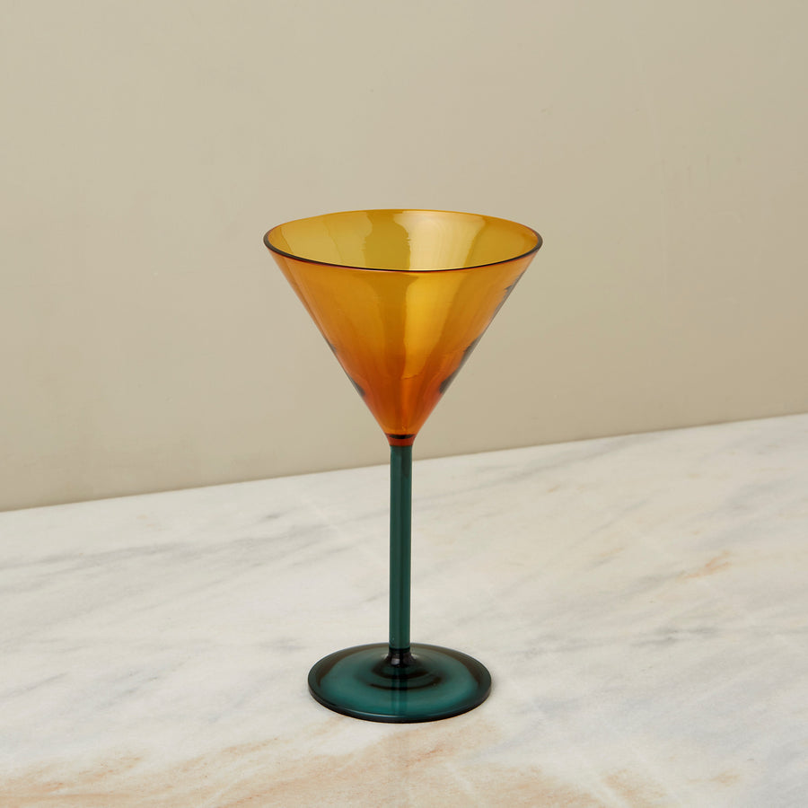 Jewel-Toned Martini Glass