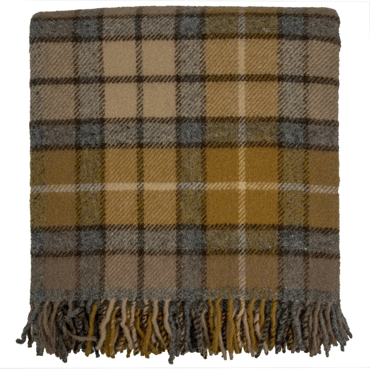 Highland Tweeds Natural Buchanan Wool Throw