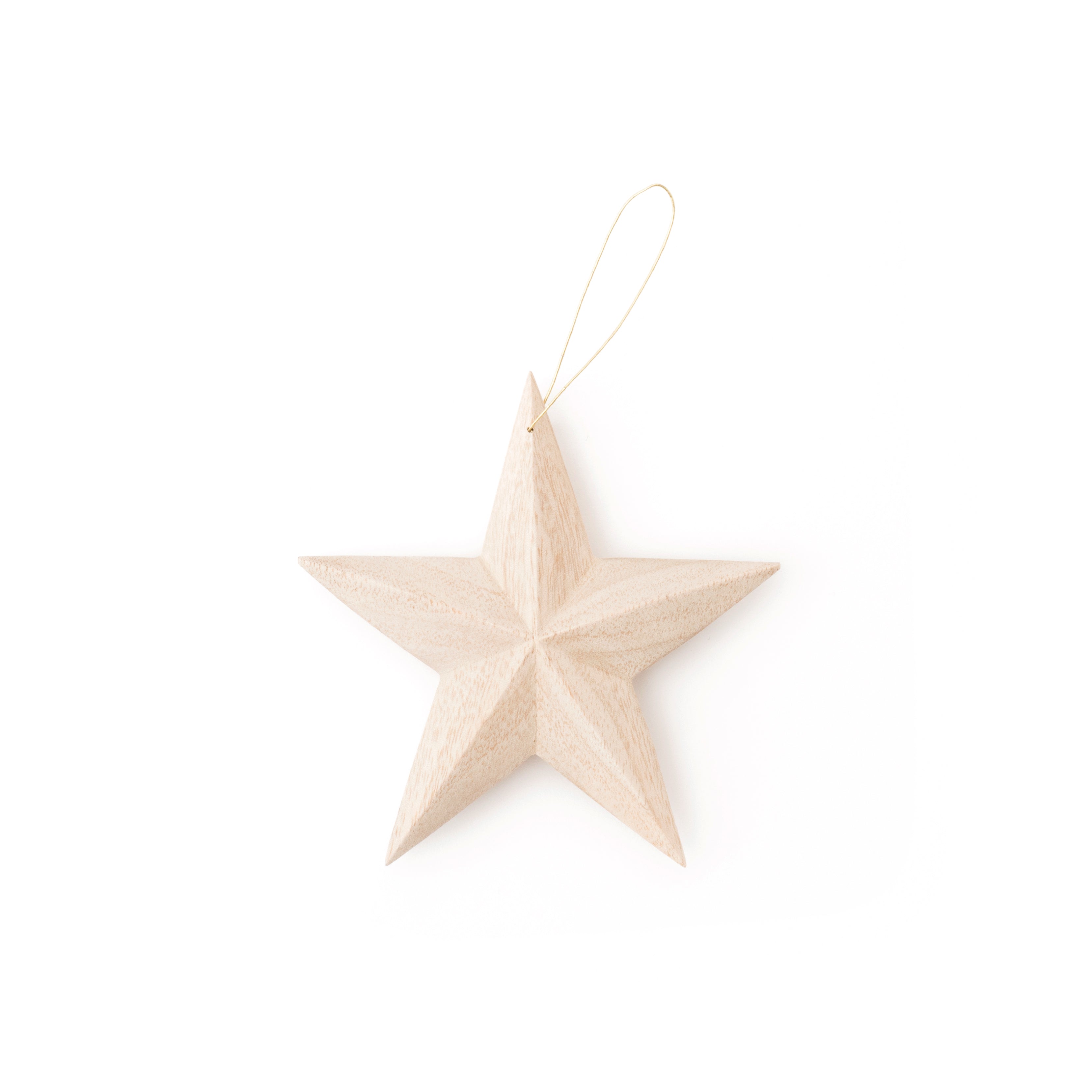 Handcrafted Wooden Star Ornament