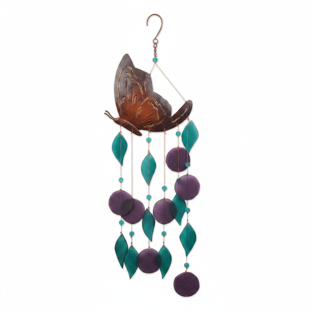 Butterfly Sea glass Chime