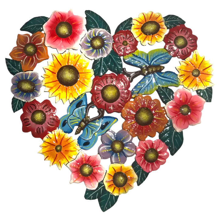 Painted My Heart Is Full - Metal Wall Art