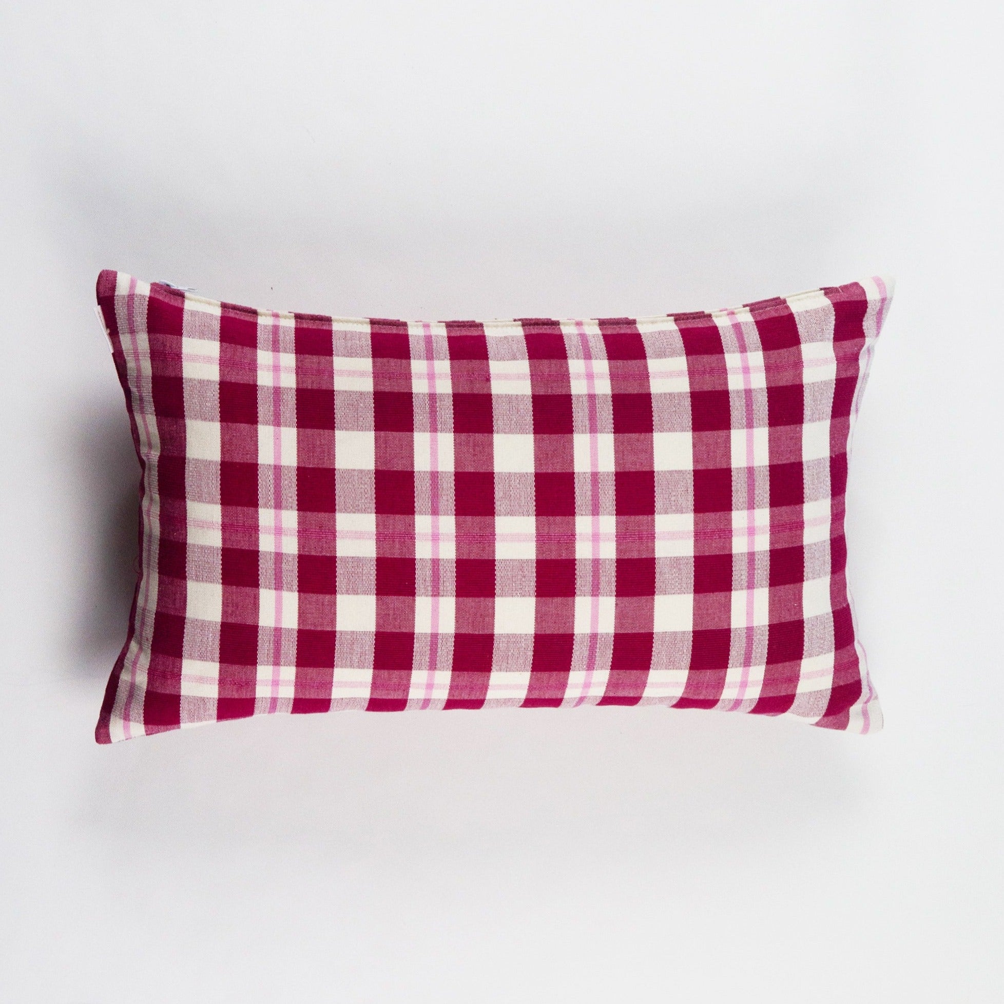 Archive NY Abigail Handmade Plaid Lumbar Pillow