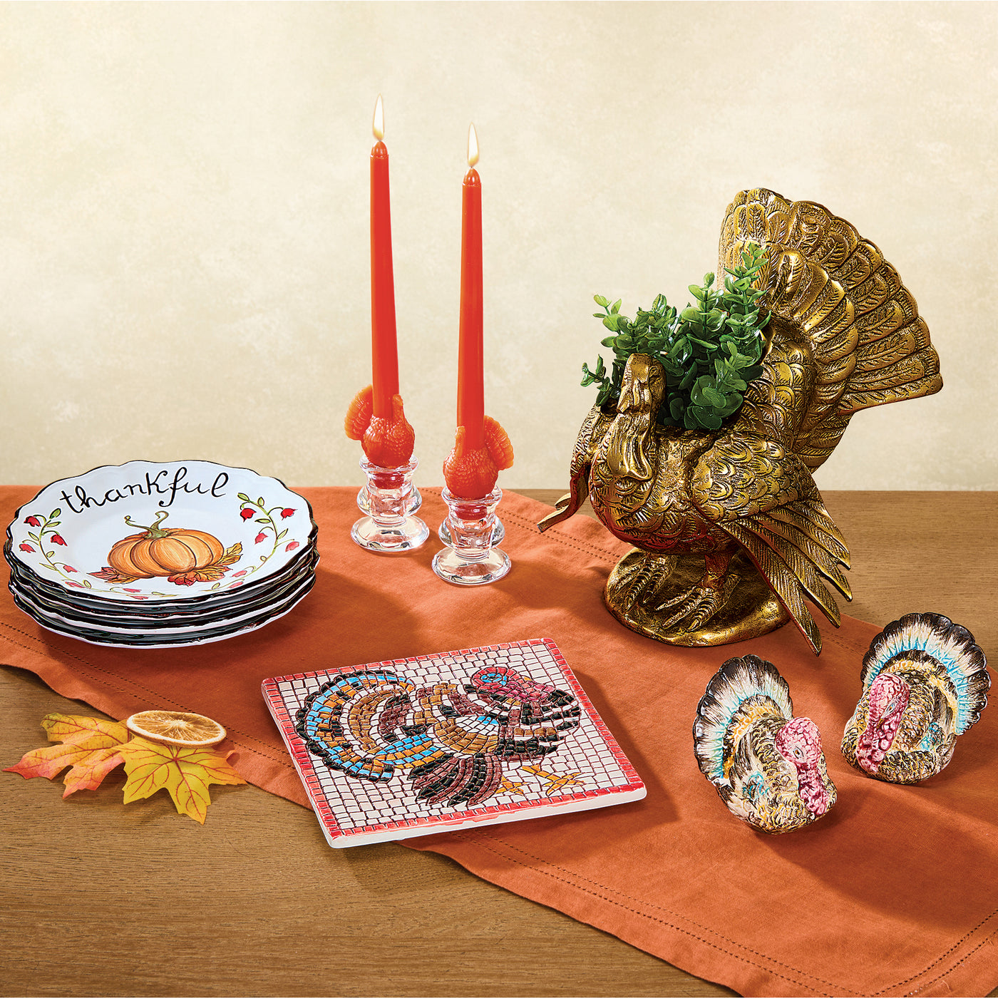 Autumn Turkey Vase (Preorder)