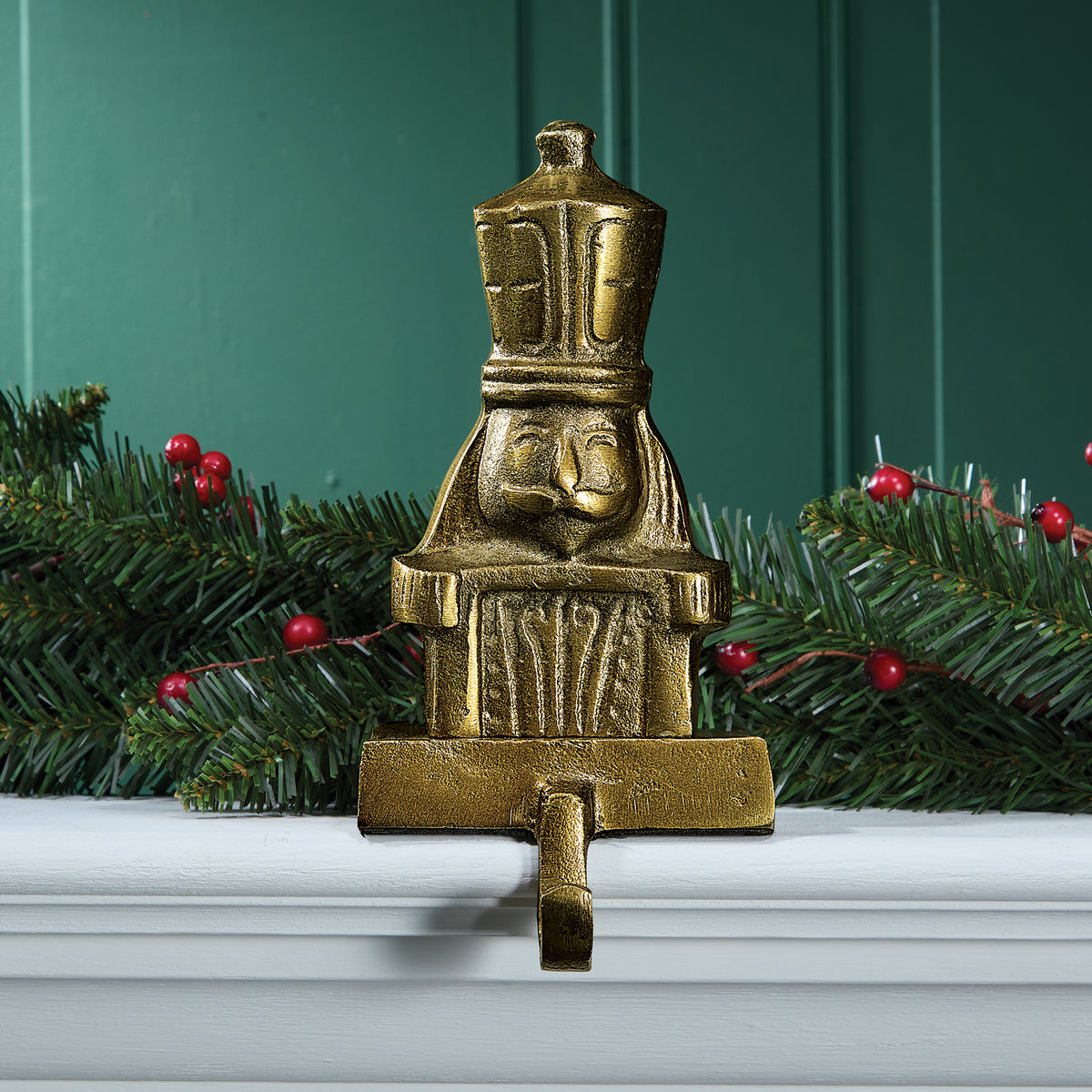 Vintage-Inspired Nutcracker Stocking Holder (Preorder)