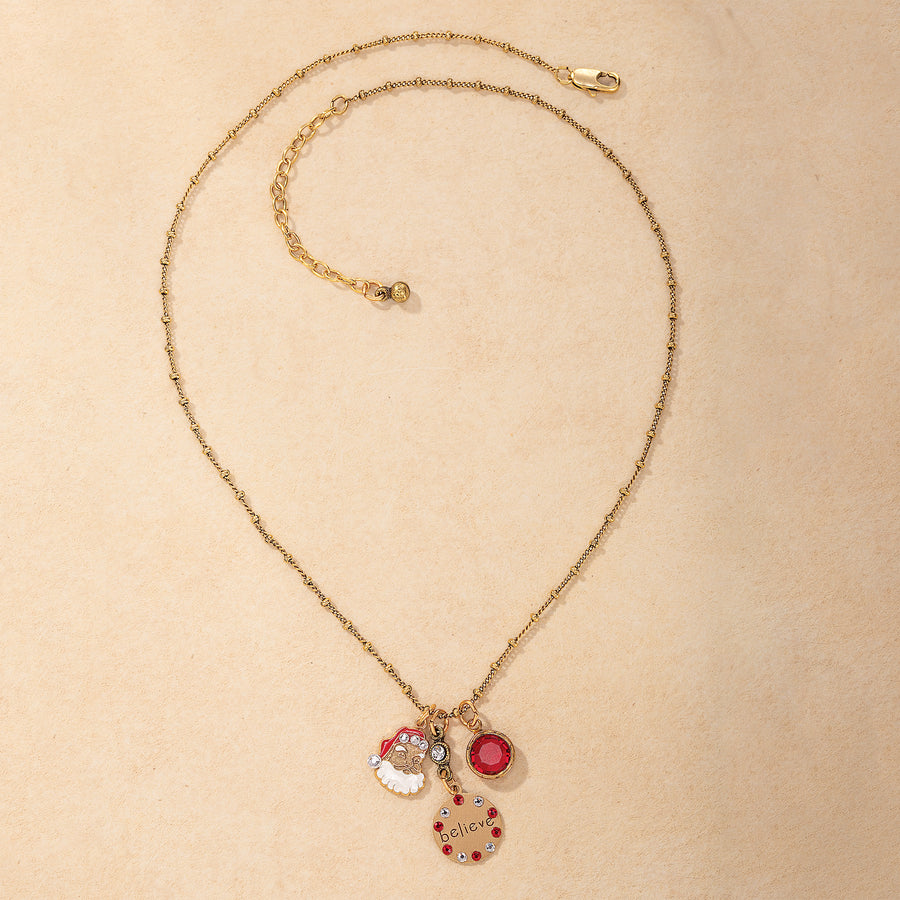 Christmas Whispers Charm Necklace