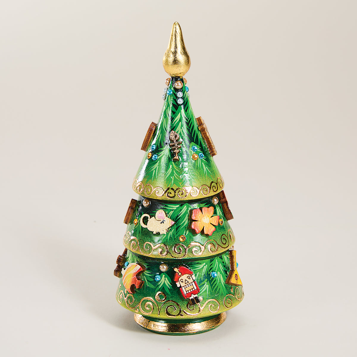 Hand-Carved Christmas Nesting Set (Preorder)