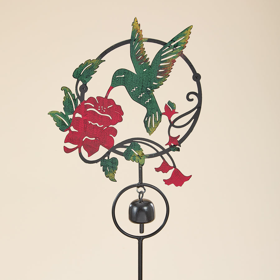 Hummingbird Garden Stake