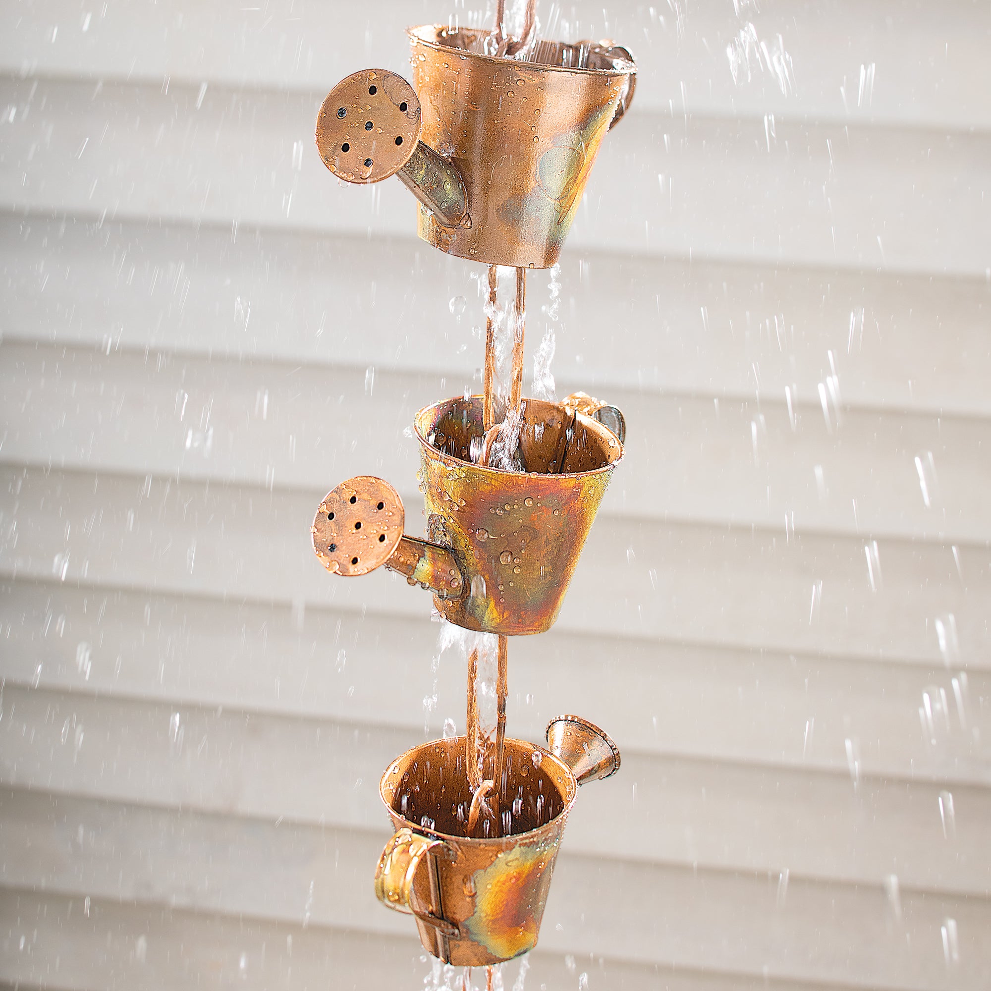 Watering Cans Rain Chain