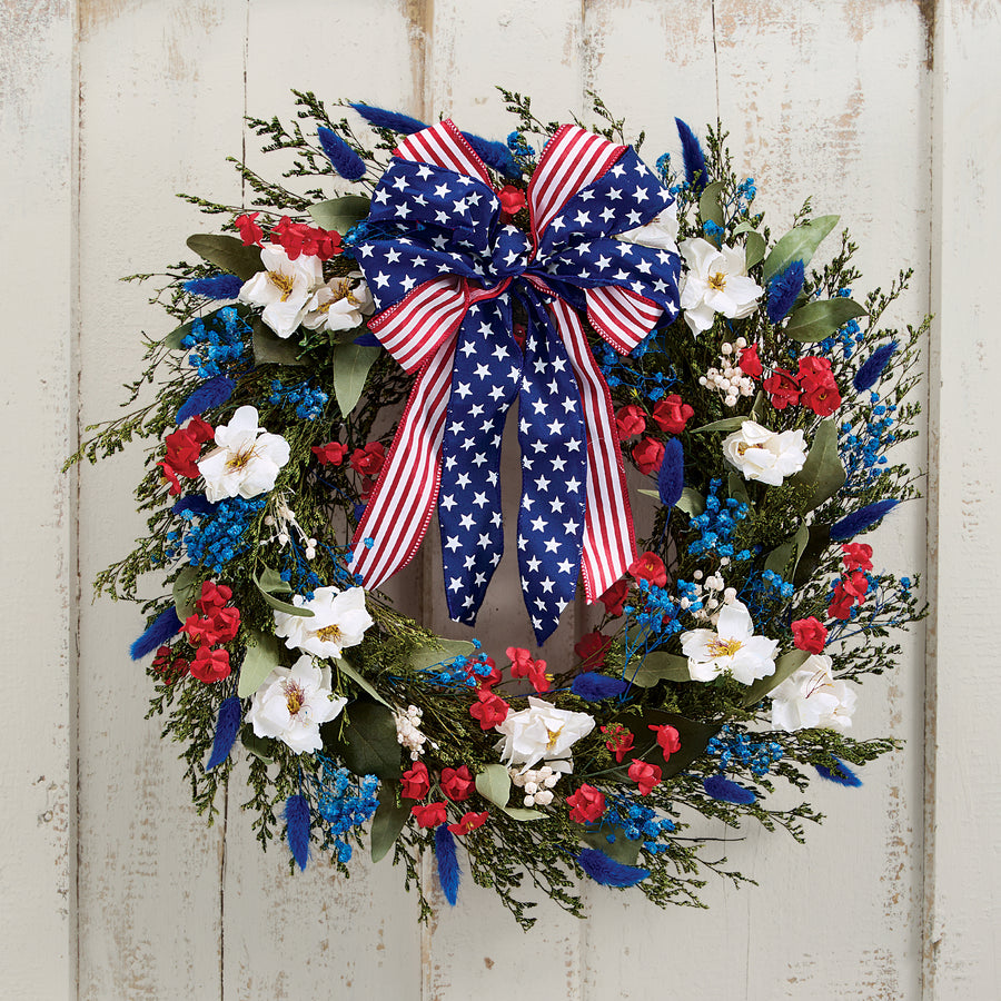 Pretty Patriotic Wreath