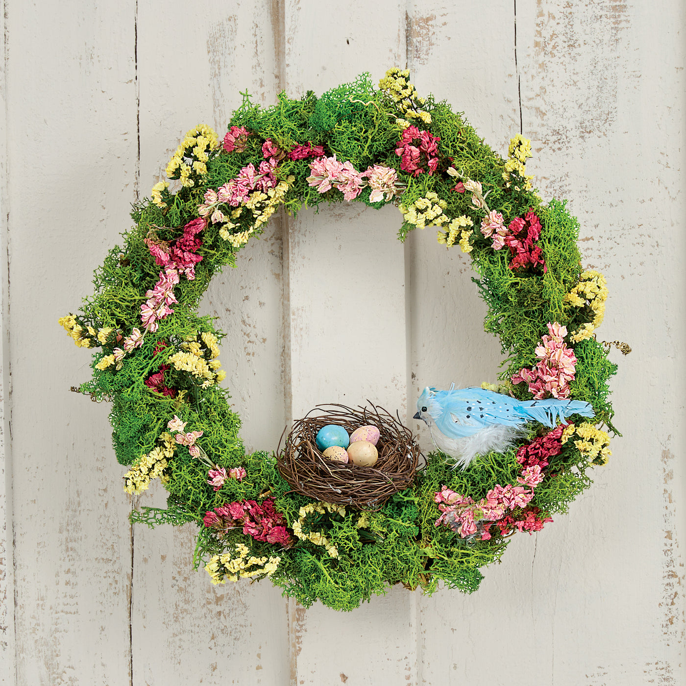 Loving Mama Bird Floral Wreath
