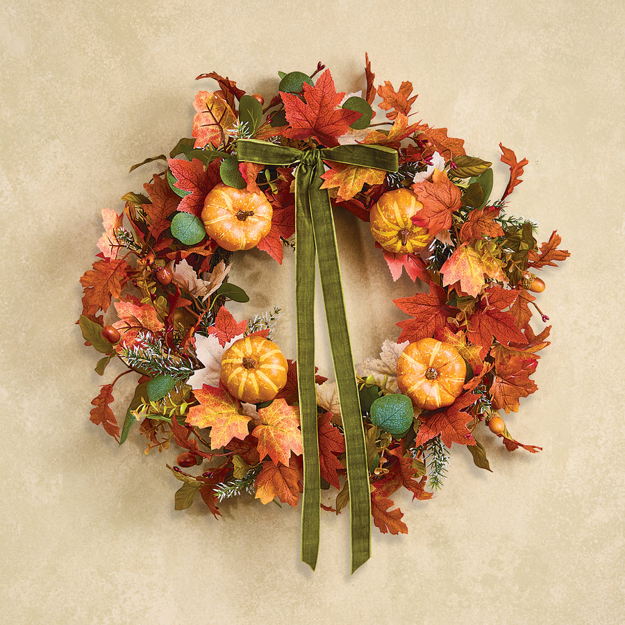 Pumpkin Patch Wreath (Preorder)
