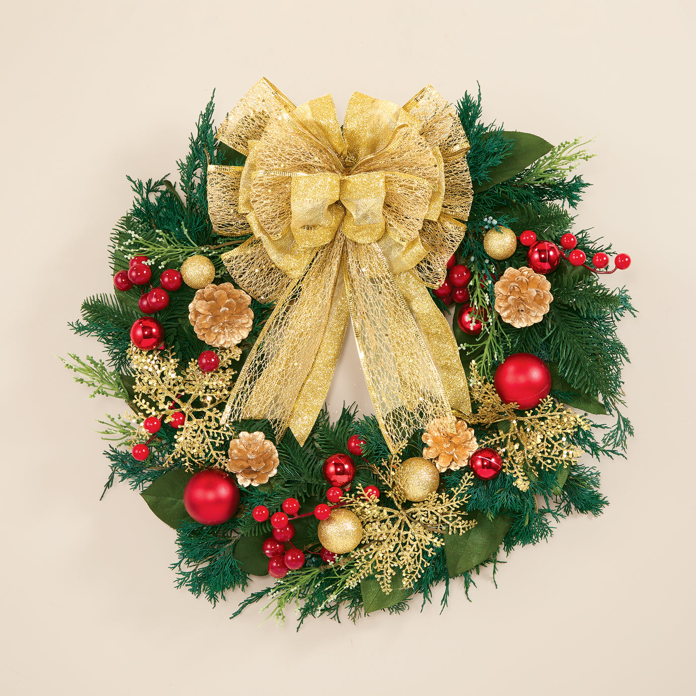 Festive Ornaments Wreath