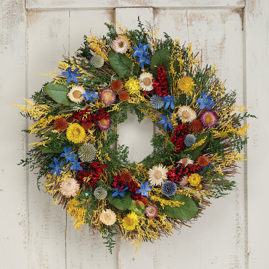 Brilliant Blossoms Wreath