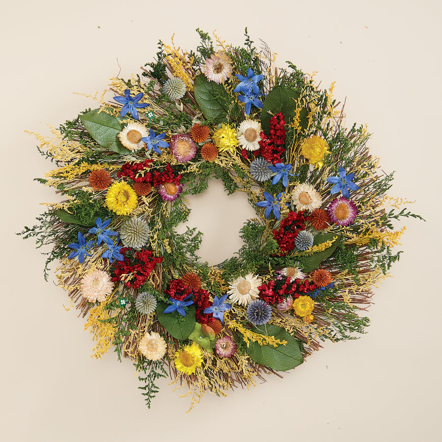 Brilliant Blossoms Wreath