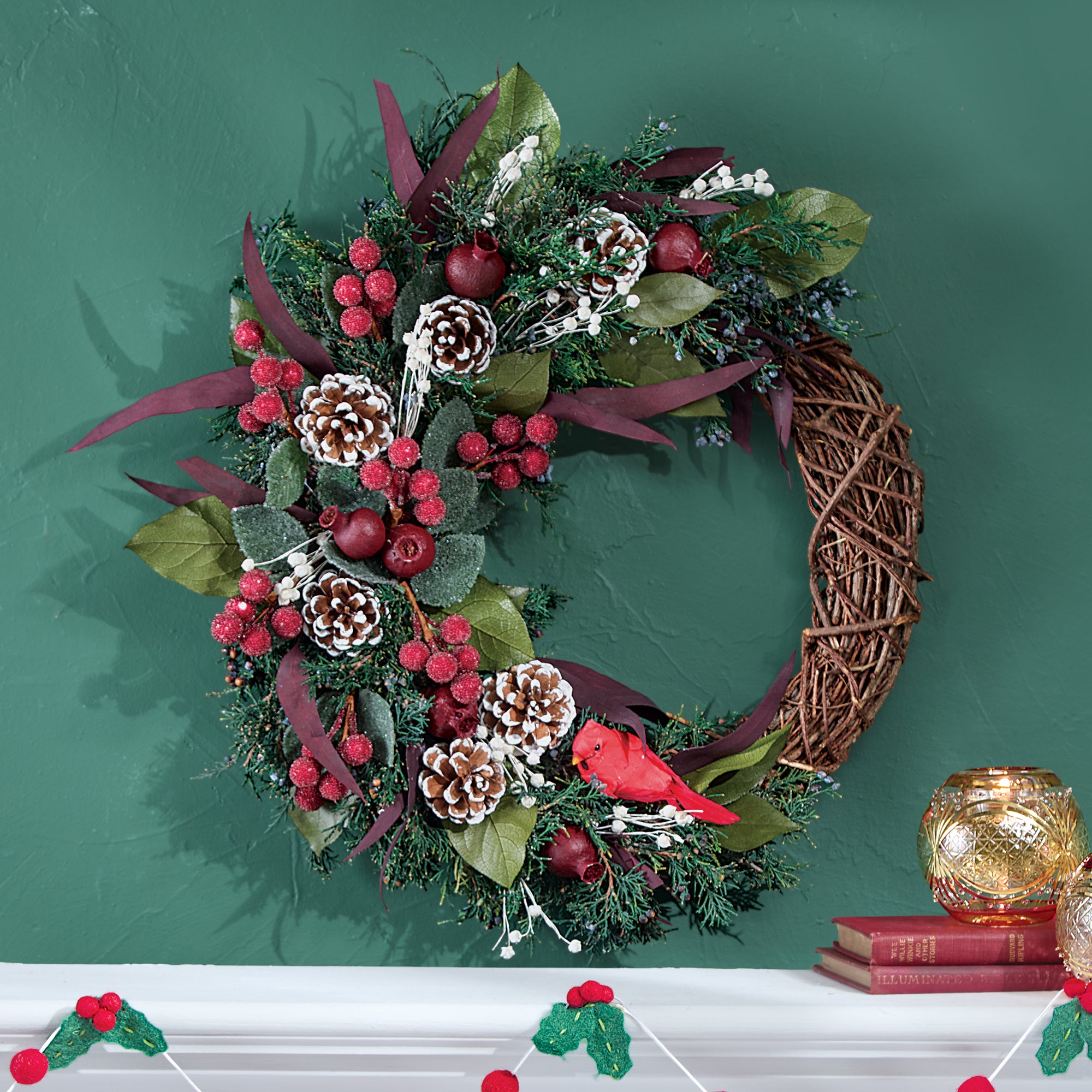 ❤︎ruru❤︎ 　dryflower xmas wreathe Wreaths & Florals | Handmade Wreaths | Seasonal Wreaths | Uno Alla