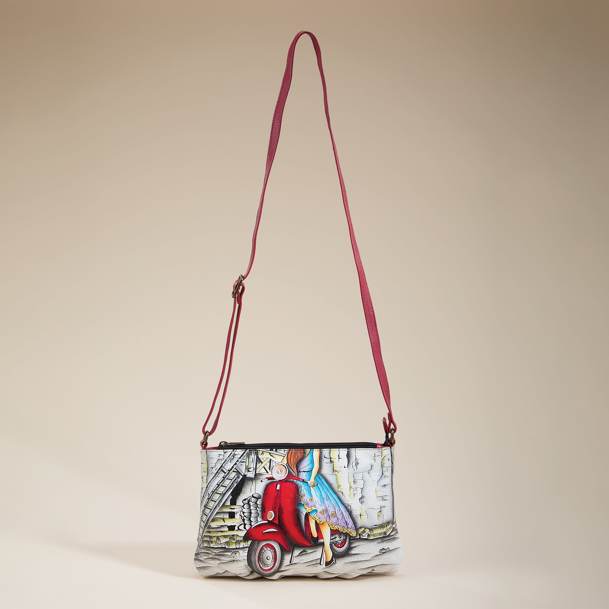 Hand-Painted European Style Crossbody