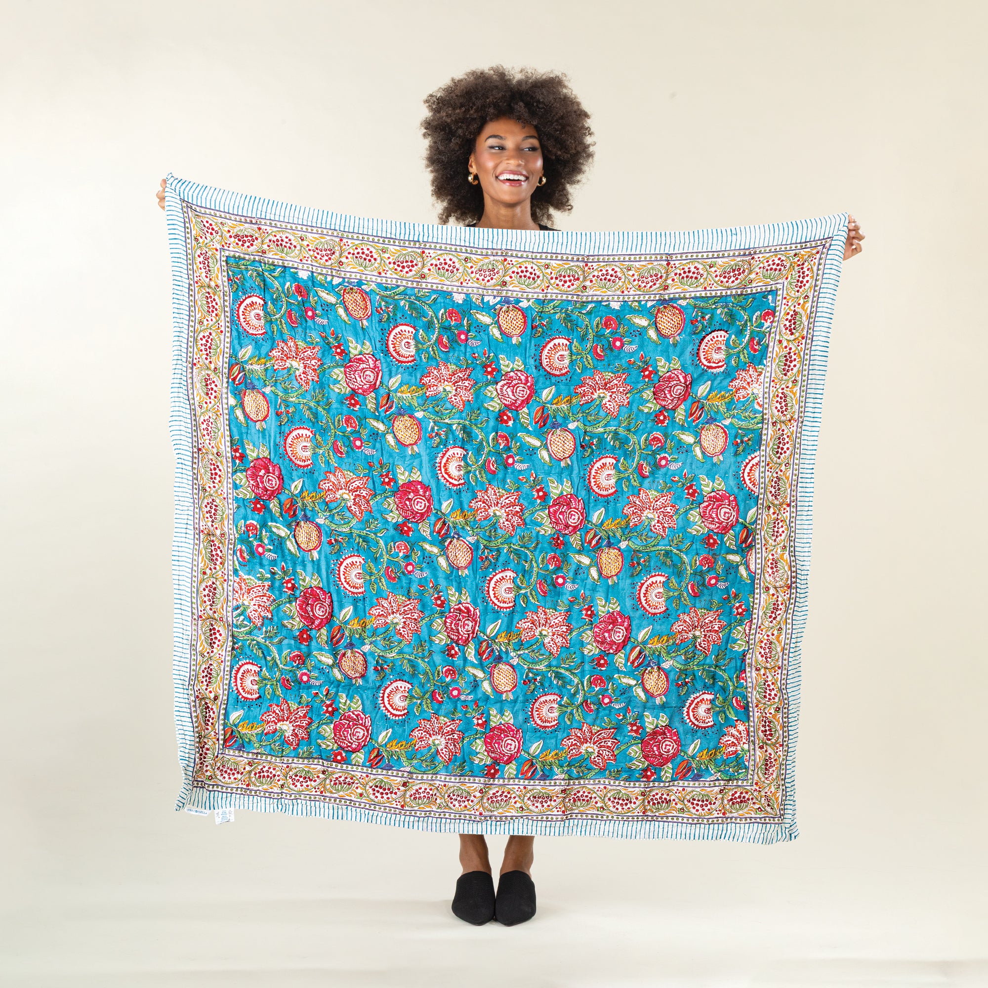 Reversible Floral Block Quilt