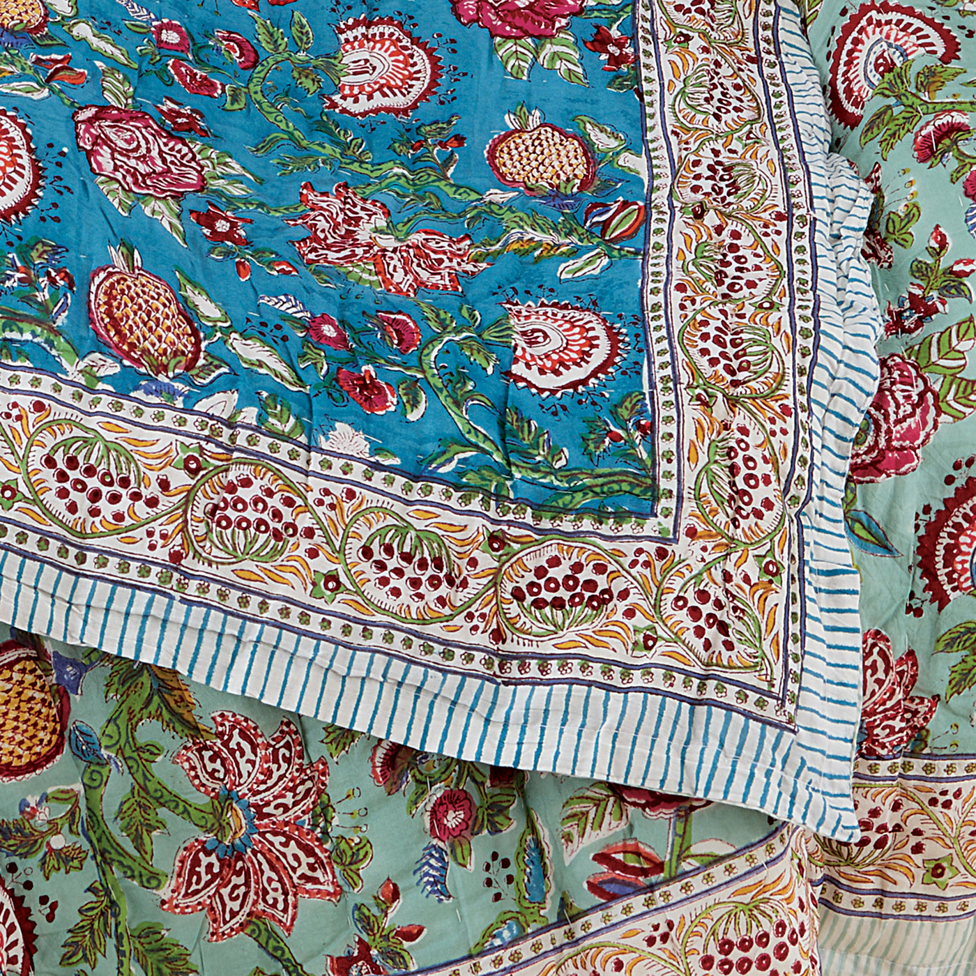 Reversible Floral Block Quilt