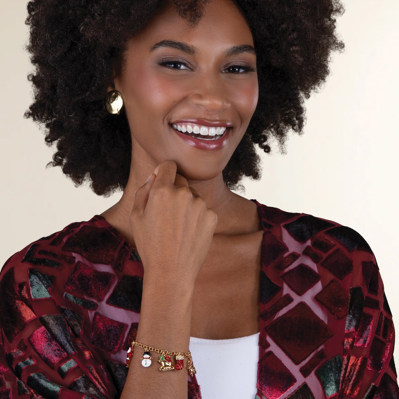 Christmas Icons Charm Bracelet