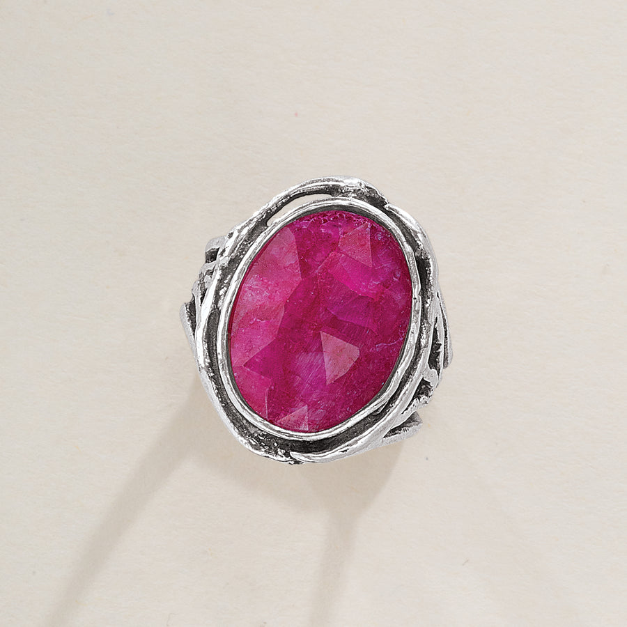 Radiant in Ruby Ring