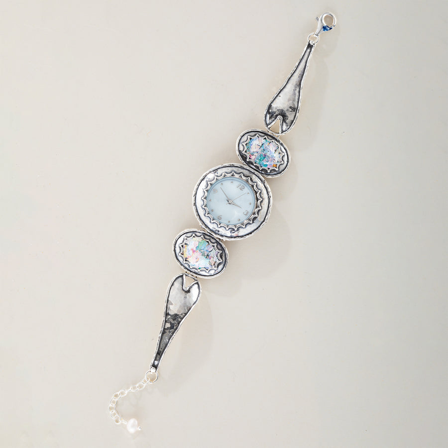 Roman Glass Bracelet Watch (Preorder)