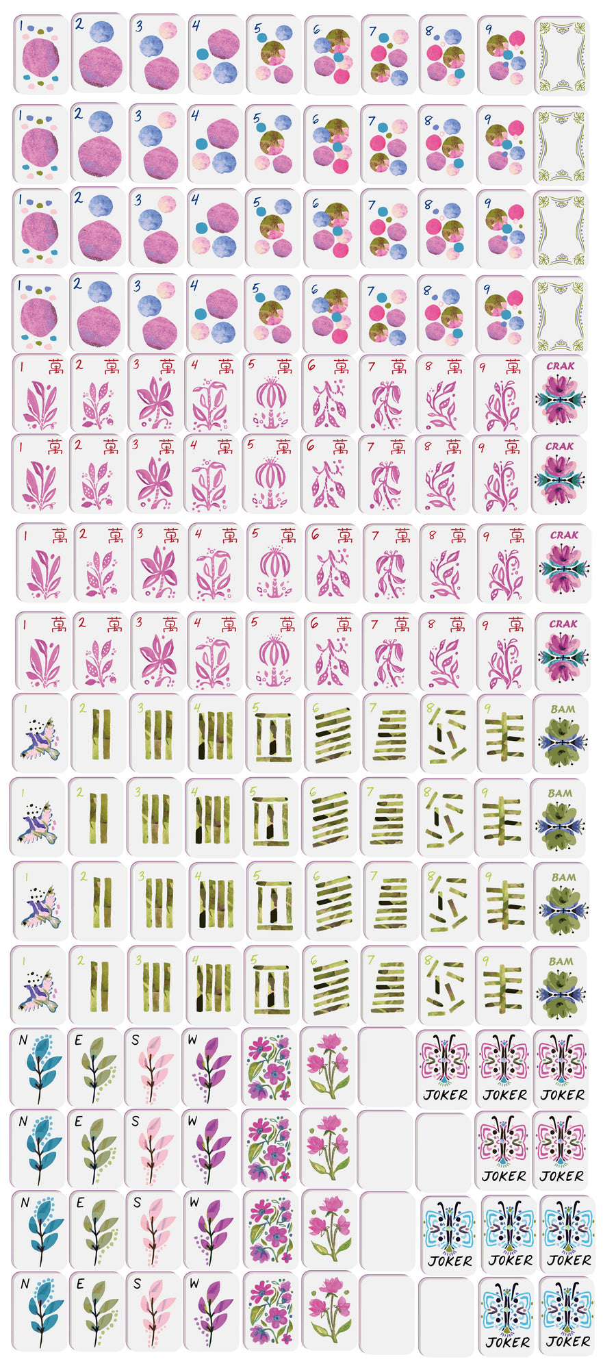 Amina Mahjong Tiles (Preorder)