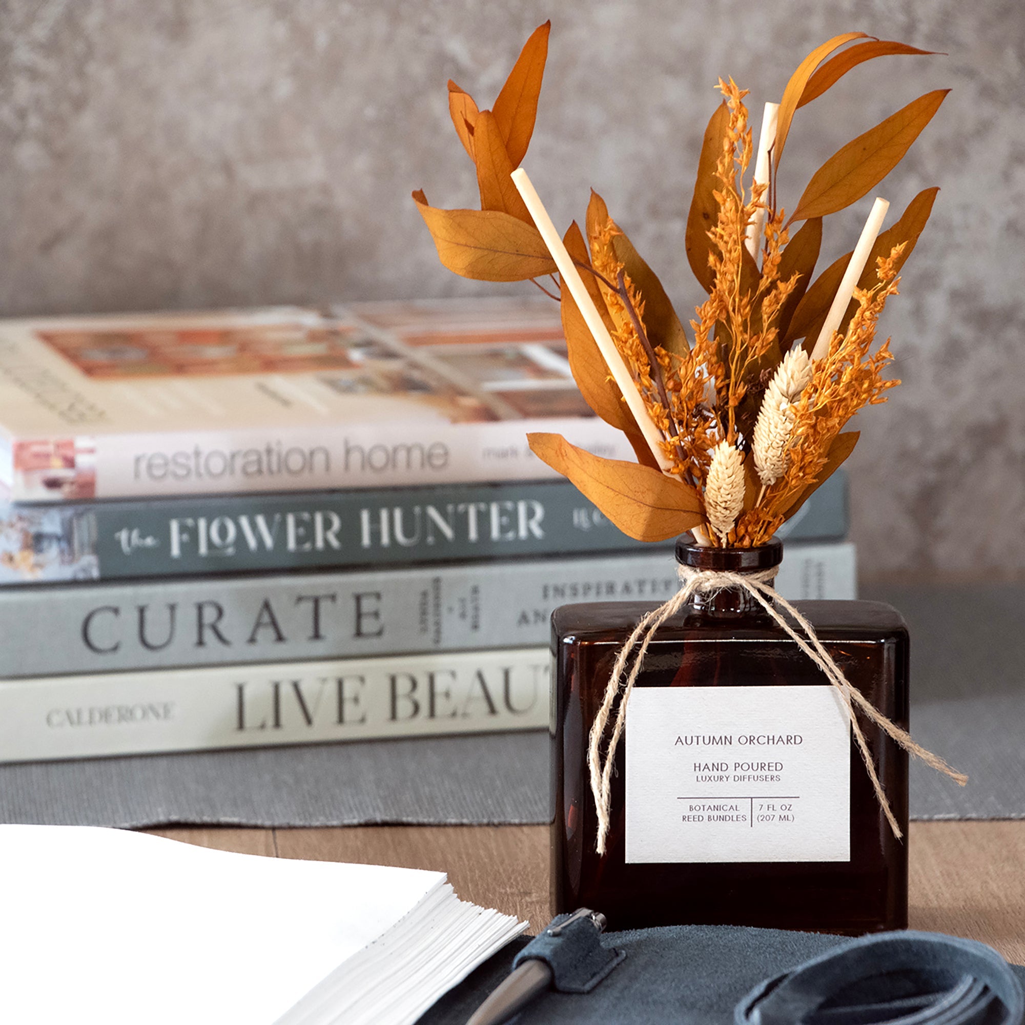Autumn Orchard Bouquet Reed Bundle Fragrance Diffuser