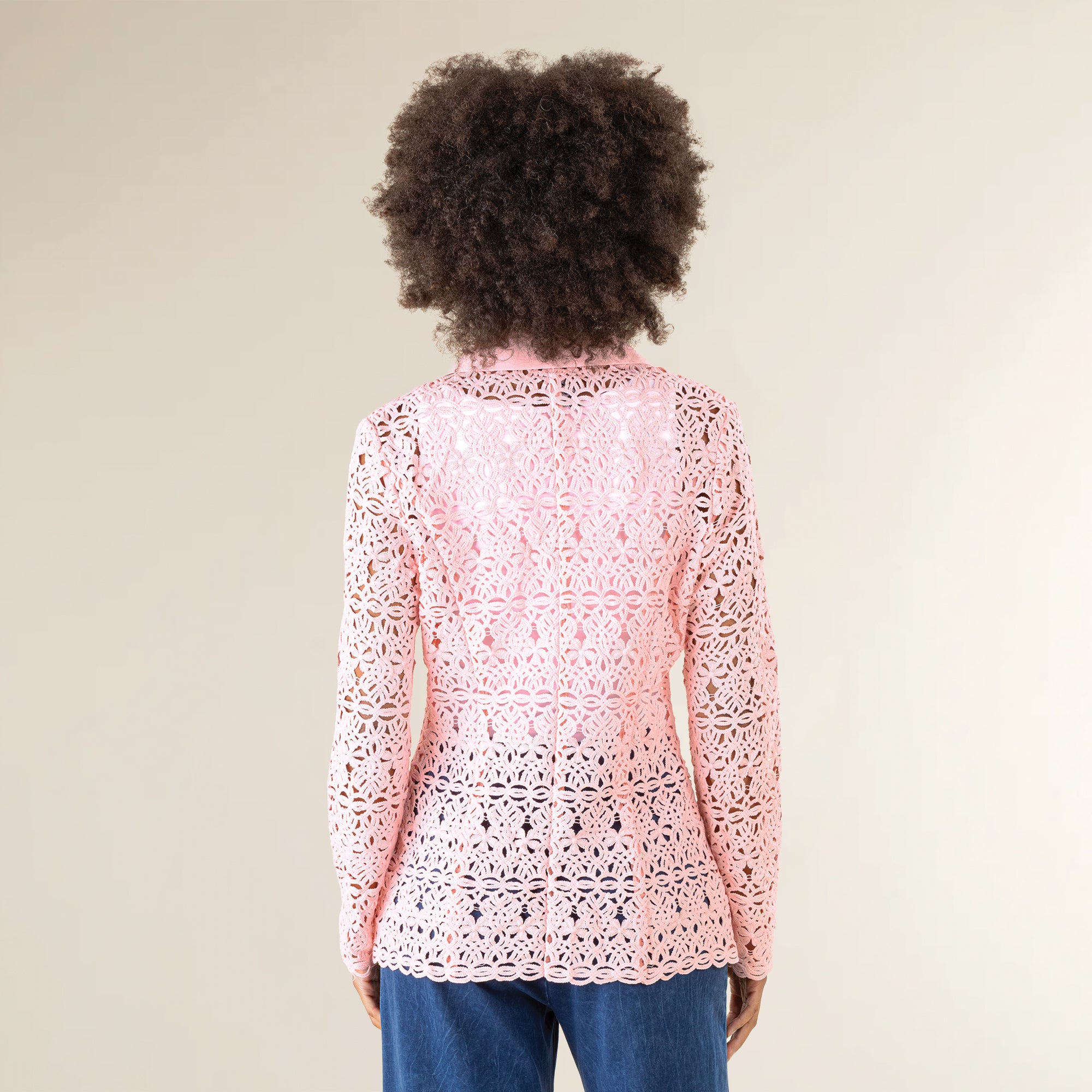 Straight Laced Pink Button Up Jacket