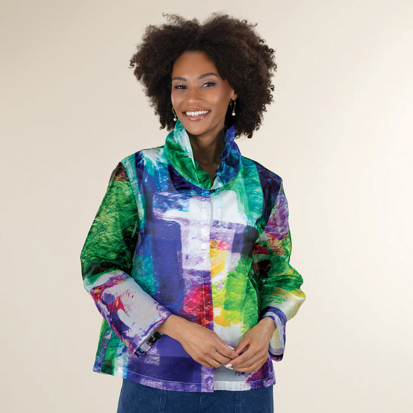 Rainbow Burnout Jacket