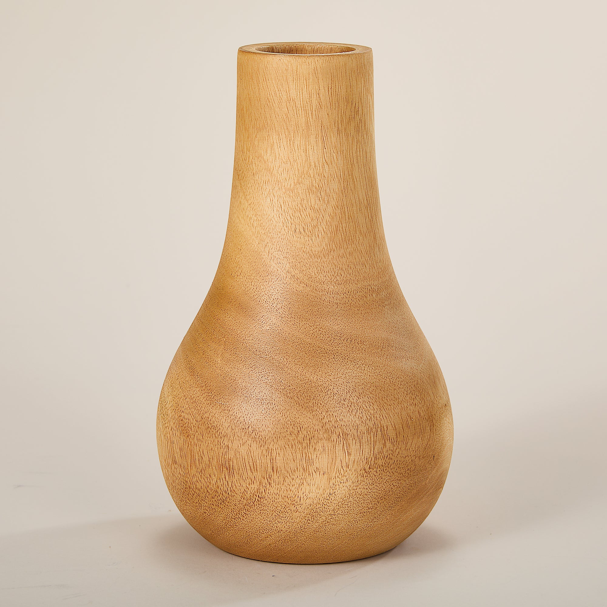 Mango Wood Bulb Vase
