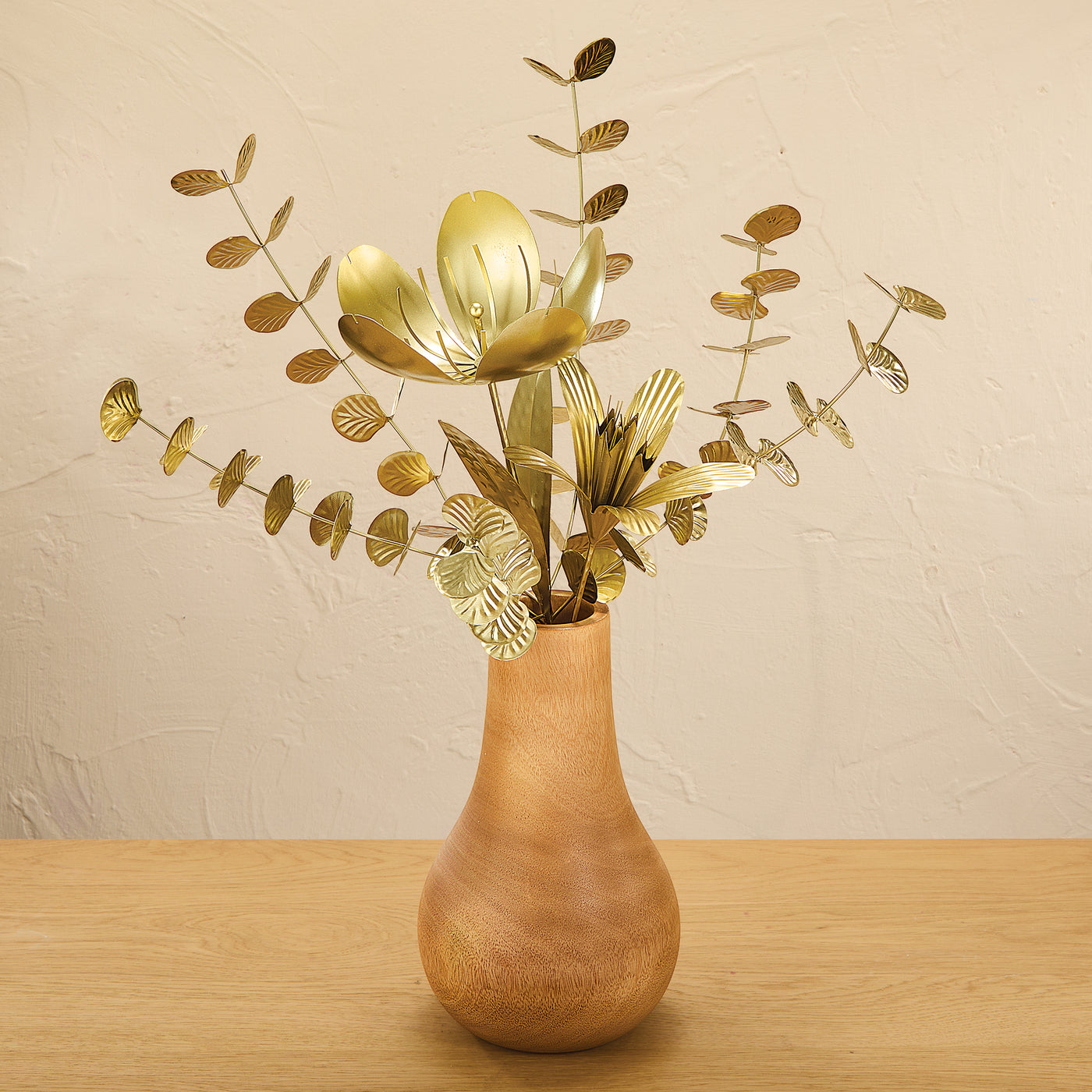 Mango Wood Bulb Vase