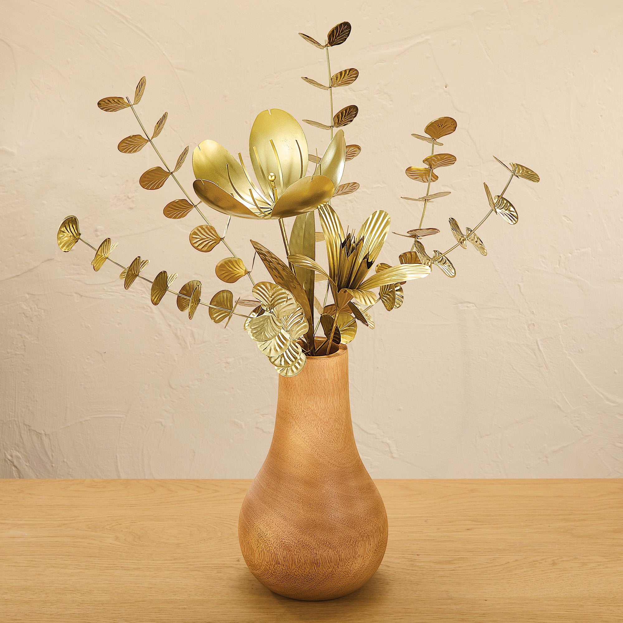 Mango Wood Bulb Vase