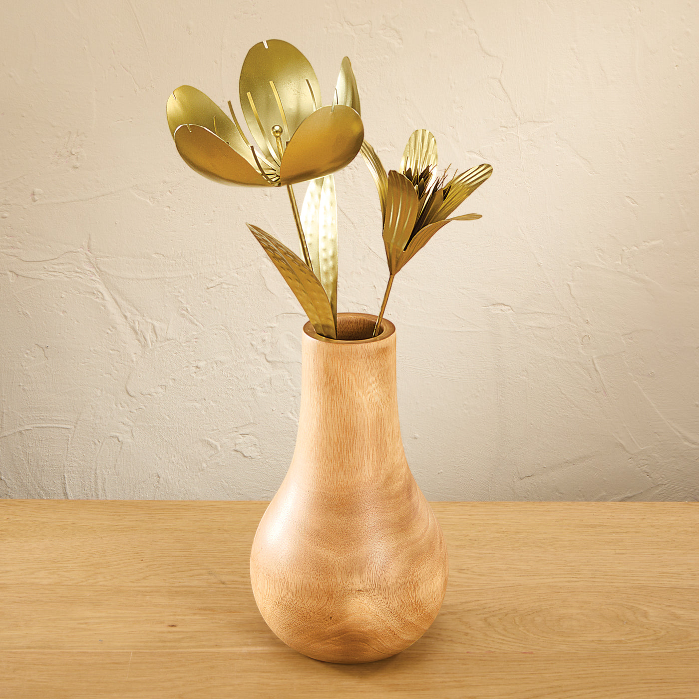 Mango Wood Bulb Vase