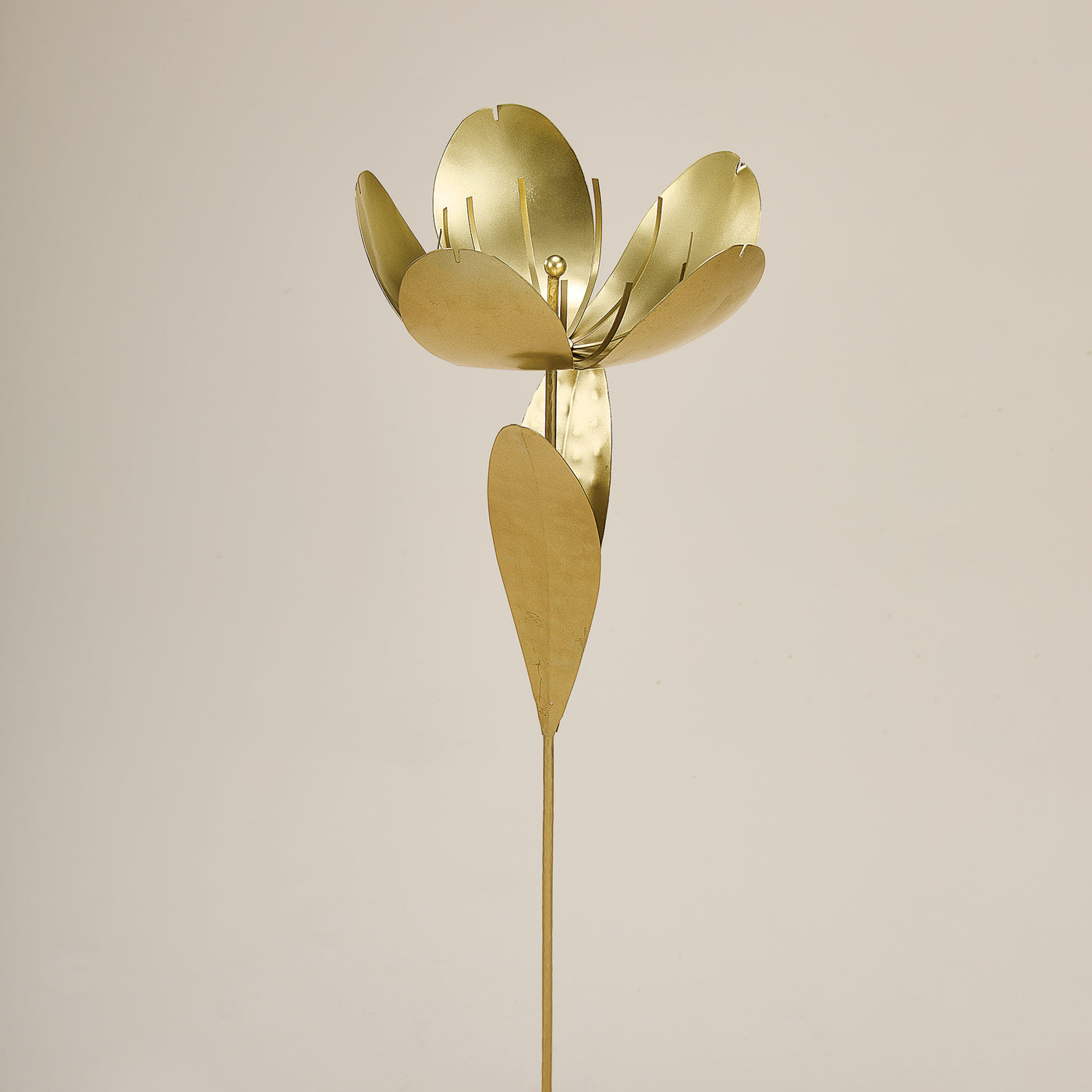Matte Gold Iron Tulip Stem