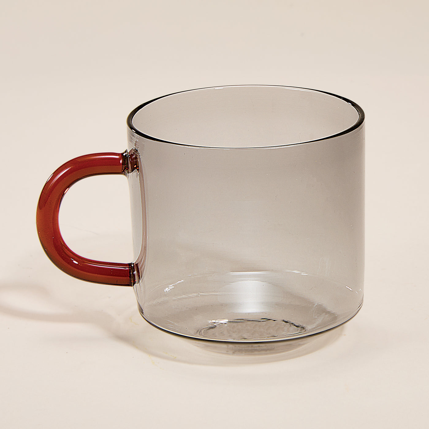 Jewel-Toned Hematite Glass Mug
