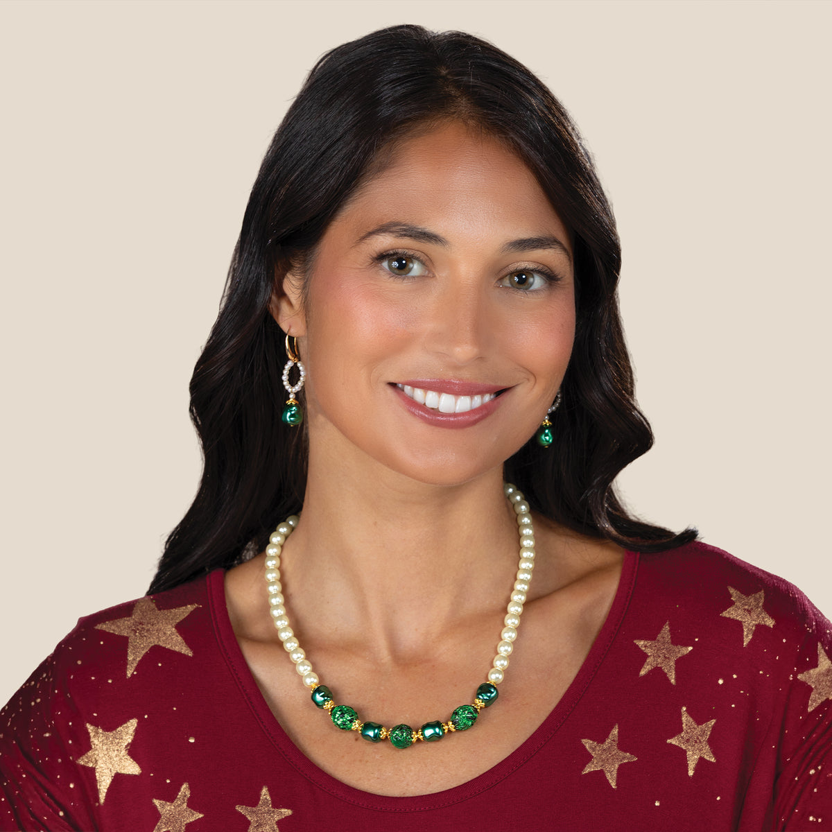 Murano Glass Green Jewel Box Necklace (Preorder)