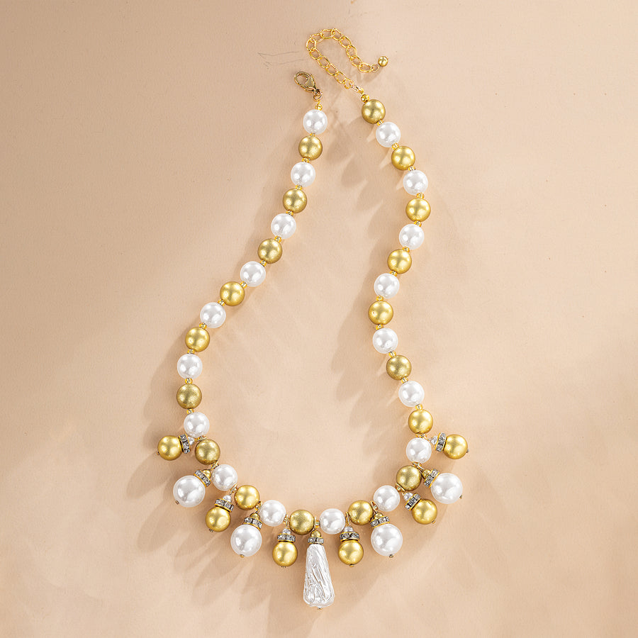 Murano Glass Exquisite Elegance Pearl Necklace (Preorder)