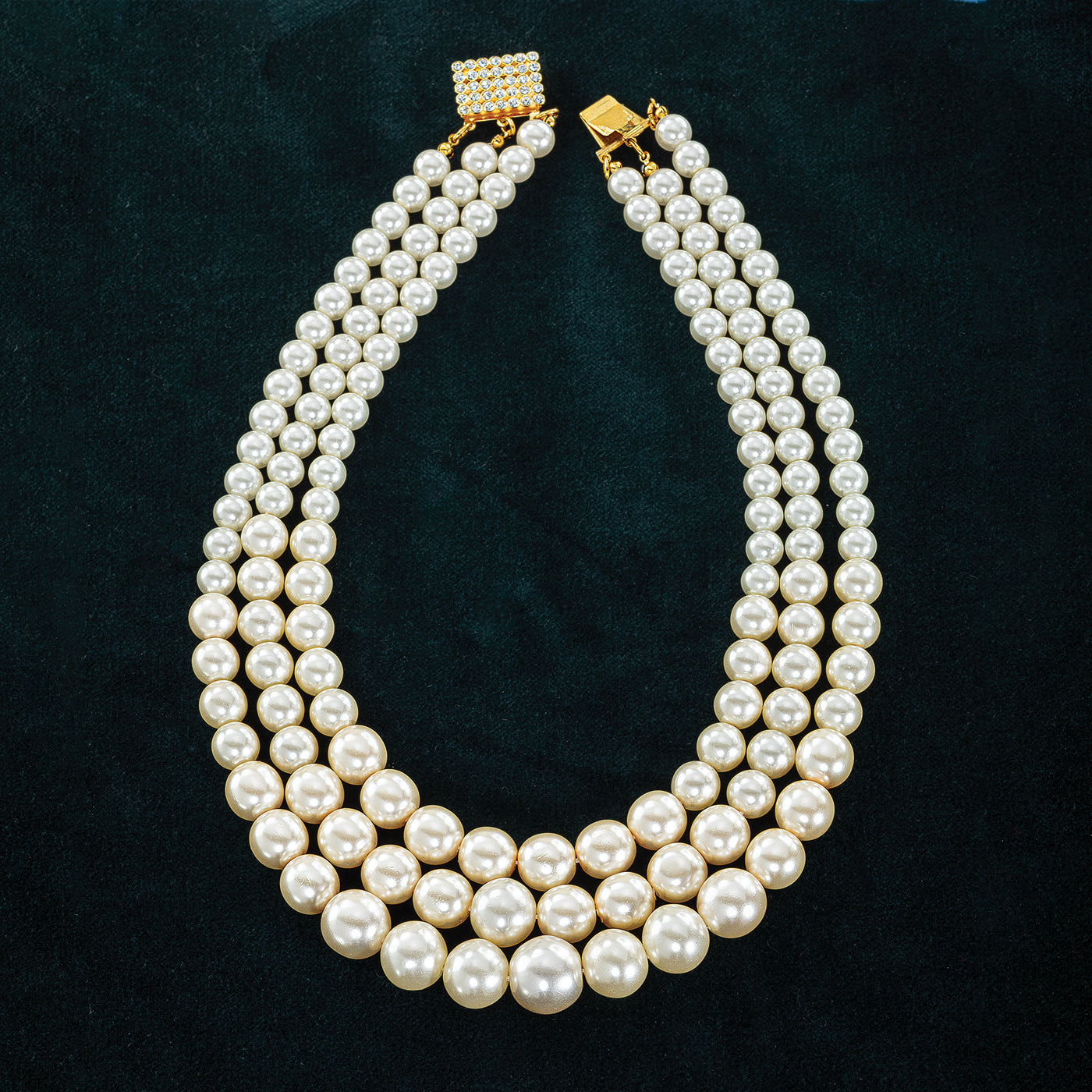 Murano Glass Cristalli e Perle Statement Necklace (Preorder)