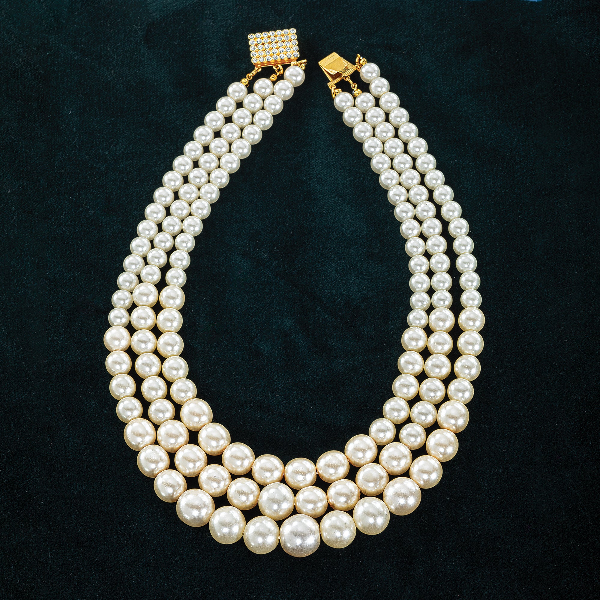 Murano Glass Cristalli e Perle Statement Necklace (Preorder)