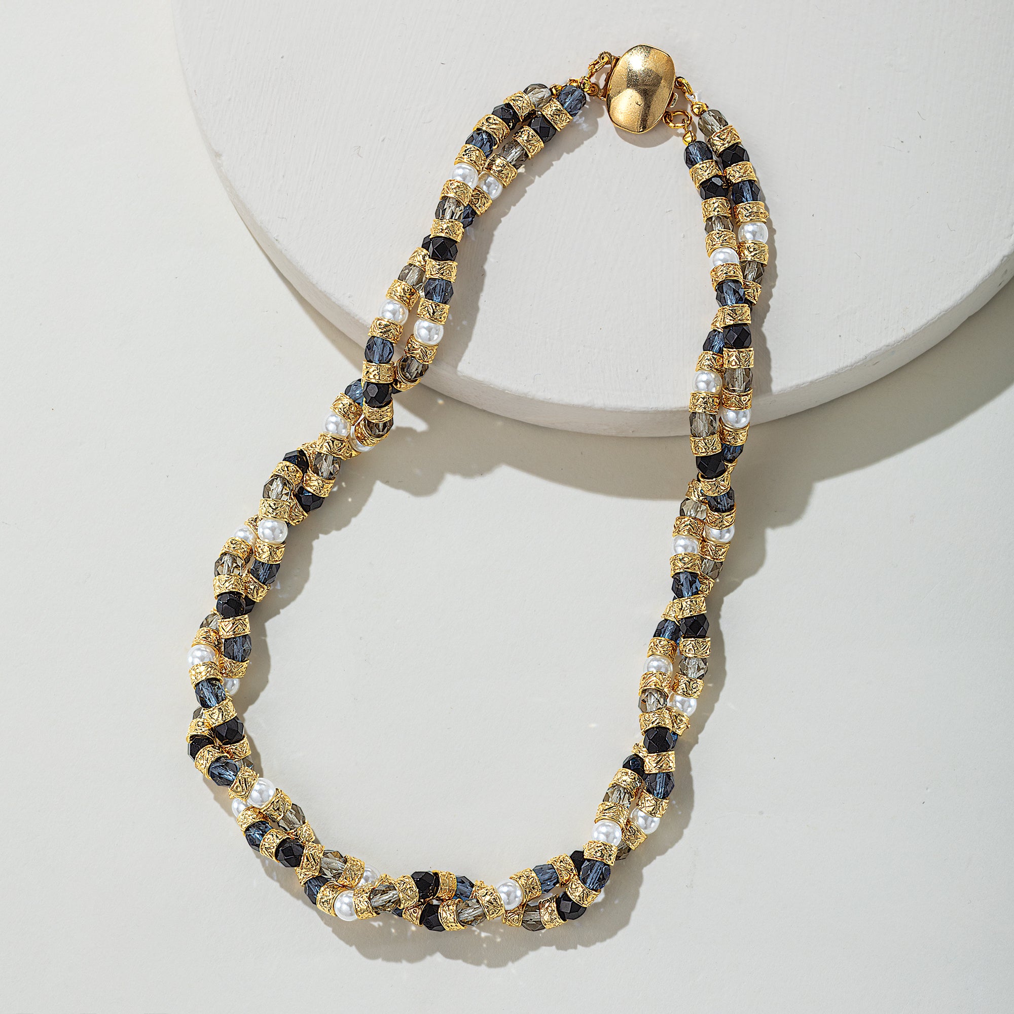 Murano Glass Notte e Giorno Torsade